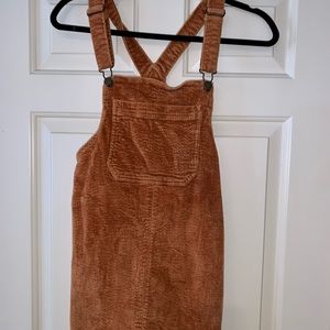 Corduroy Overall Dress